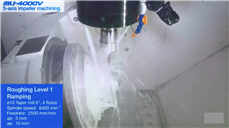 OKUMA五轴MU-4000V摇篮式立式加工中心基础运行