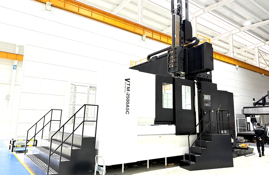 美申美克攜VTM-2500A5C龍門五面車銑復合機床亮相CCMT2026